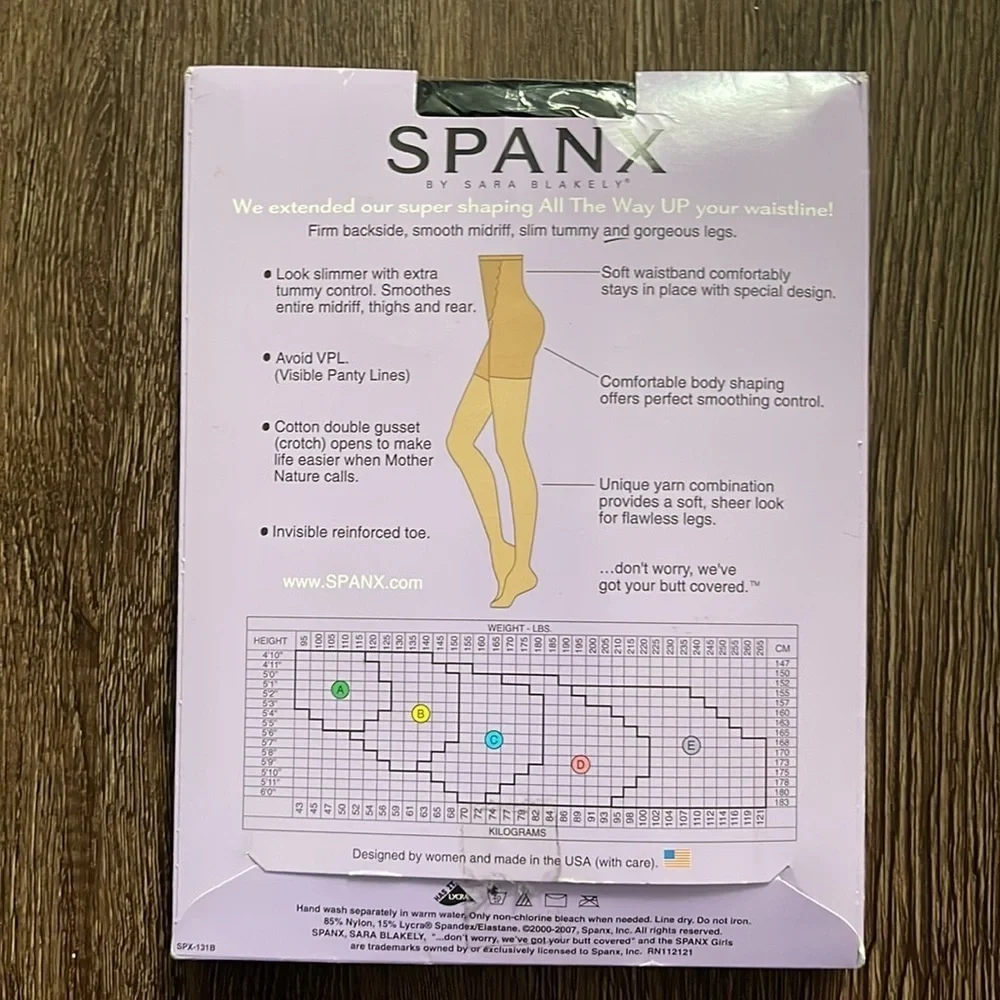 2* 27 SPANX, All The Way, Tummy to Toe Control. Size E